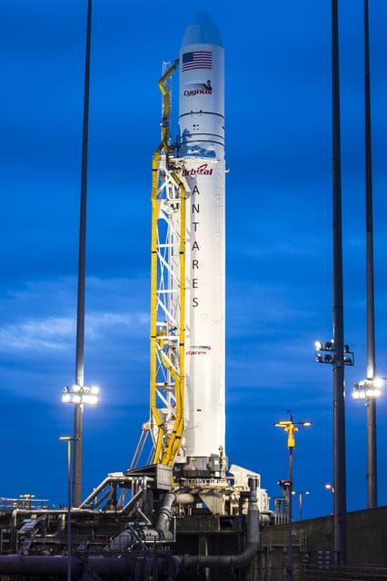 NASA image: Antares Rocket Preparation