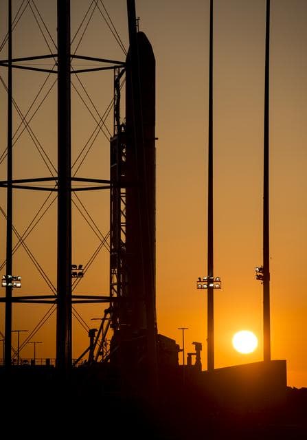 NASA image: Antares Rocket Preparation
