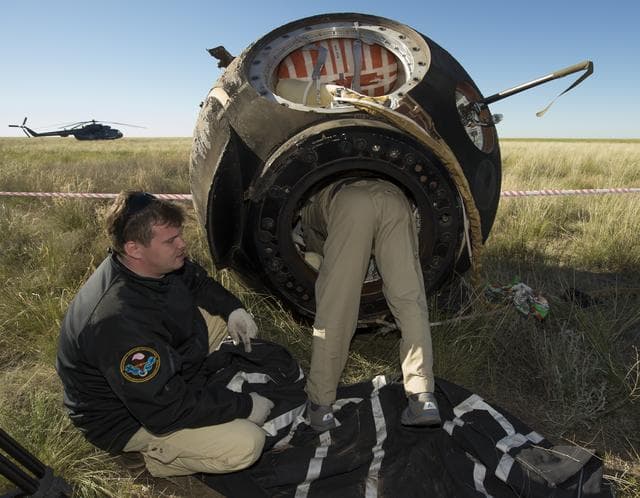 NASA image: Expedition 35 Landing