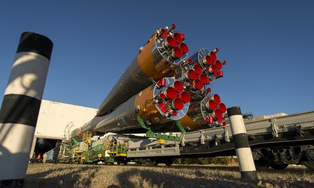NASA image: Expedition 36 Soyuz TMA-09M Rollout
