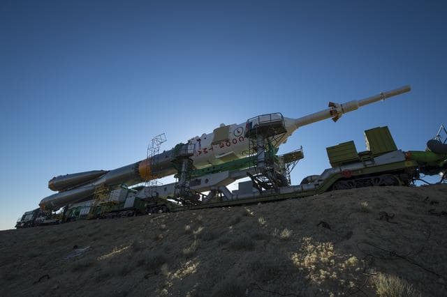 NASA image: Expedition 36 Soyuz TMA-09M Rollout