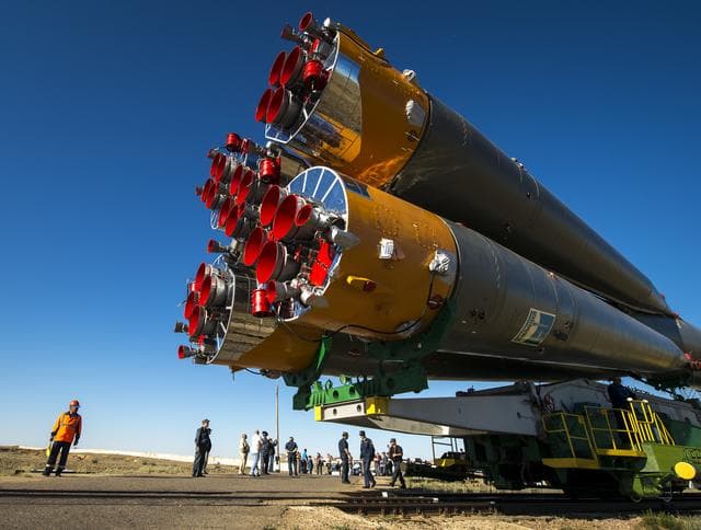 NASA image: Expedition 36 Soyuz TMA-09M Rollout