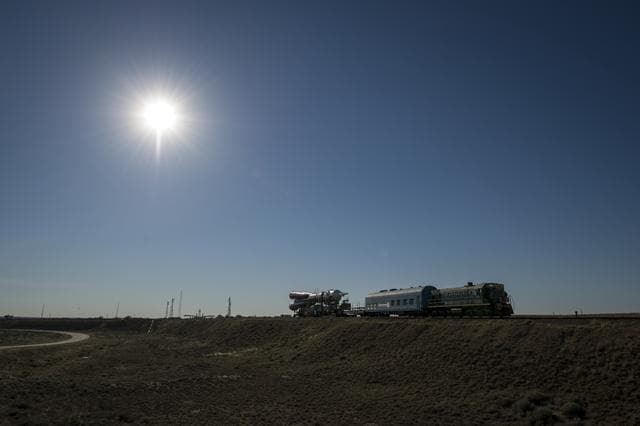 NASA image: Expedition 36 Soyuz TMA-09M Rollout
