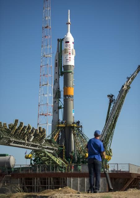 NASA image: Expedition 36 Soyuz TMA-09M Rollout