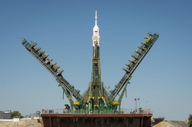 NASA image: Expedition 36 Soyuz TMA-09M Rollout