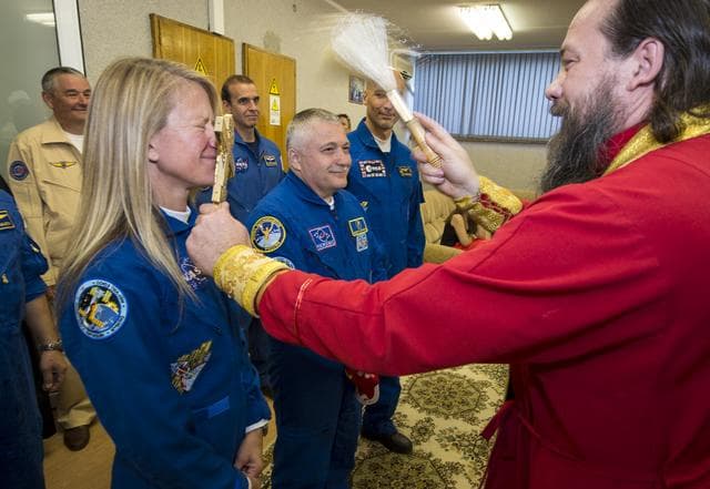 NASA image: Expedition 36 Crew Blessing