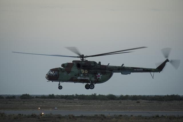 NASA image: Expedition 36 Soyuz TMA-08M Landing