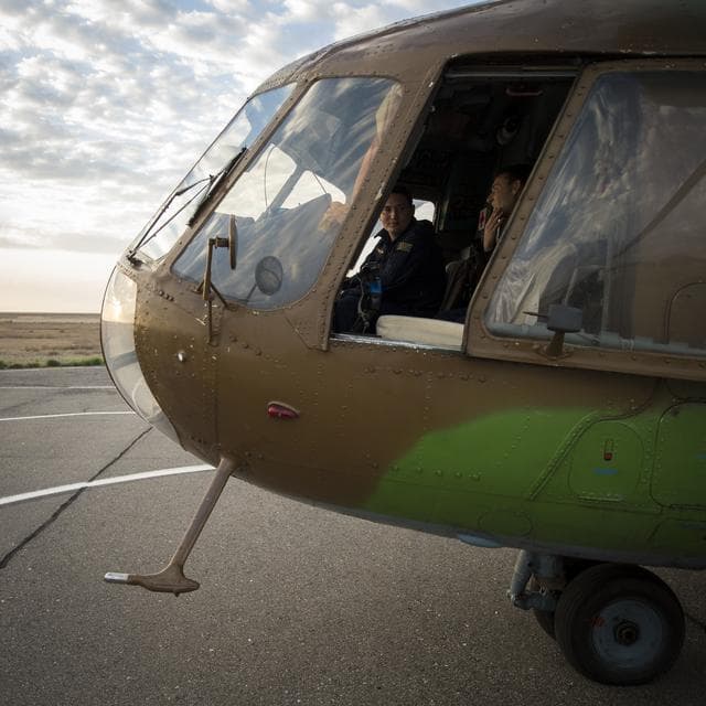 NASA image: Expedition 36 Soyuz TMA-08M Landing