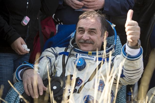 NASA image: Expedition 36 Soyuz TMA-08M Landing