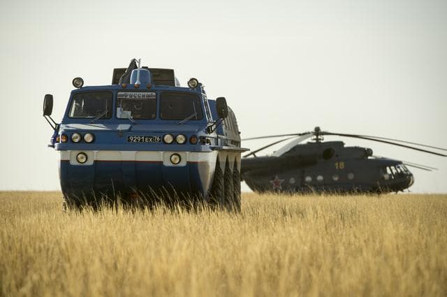 NASA image: Expedition 36 Soyuz TMA-08M Landing