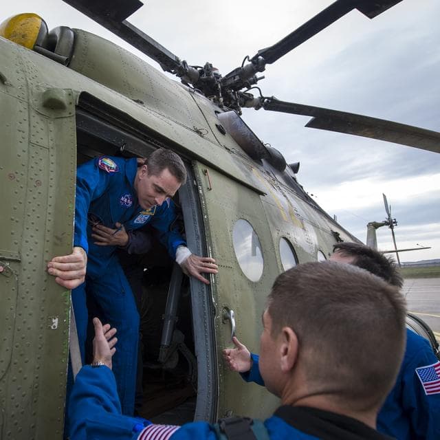 NASA image: Expedition 36 Soyuz TMA-08M Landing
