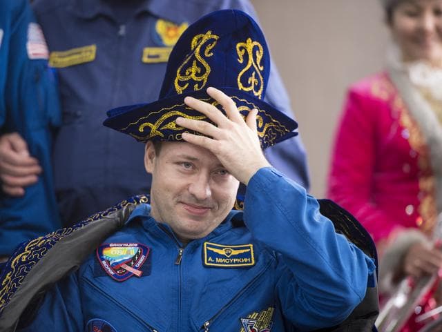NASA image: Expedition 36 Soyuz TMA-08M Landing