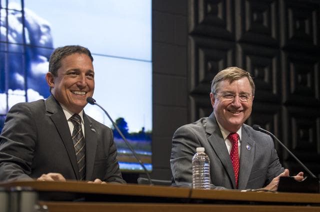 NASA image: Antares Post Launch Press Conference