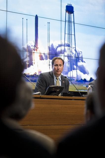 NASA image: Antares Post Launch Press Conference