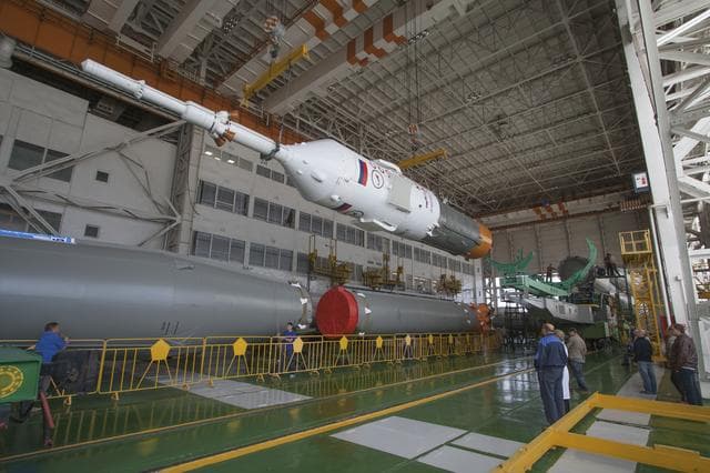 NASA image: Expedition 37 Soyuz Rocket