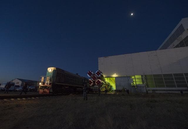 NASA image: Expedition 37 Soyuz Rollout