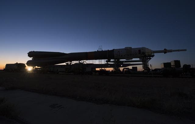 NASA image: Expedition 37 Soyuz Rollout