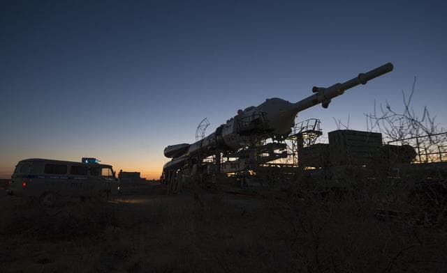 NASA image: Expedition 37 Soyuz Rollout