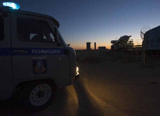 NASA image: Expedition 37 Soyuz Rollout