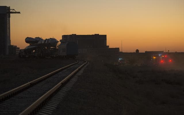 NASA image: Expedition 37 Soyuz Rollout