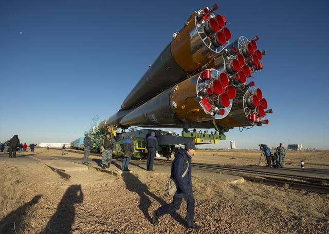 NASA image: Expedition 37 Soyuz Rollout