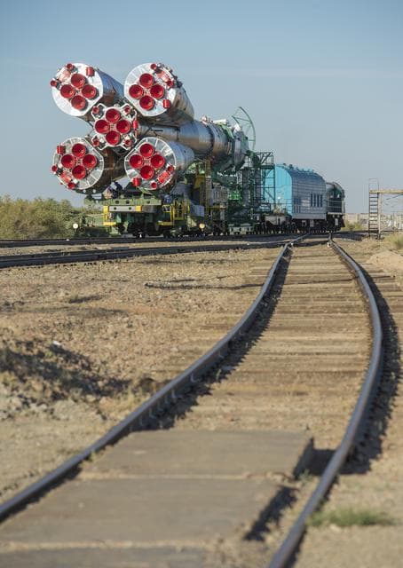 NASA image: Expedition 37 Soyuz Rollout