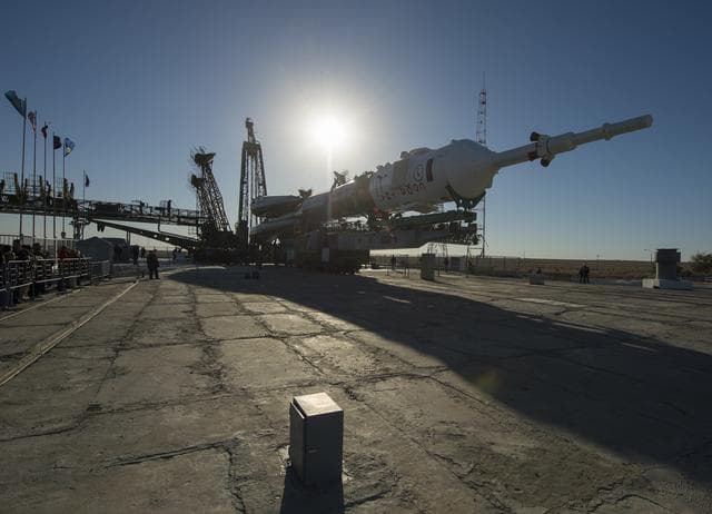 NASA image: Expedition 37 Soyuz Rollout