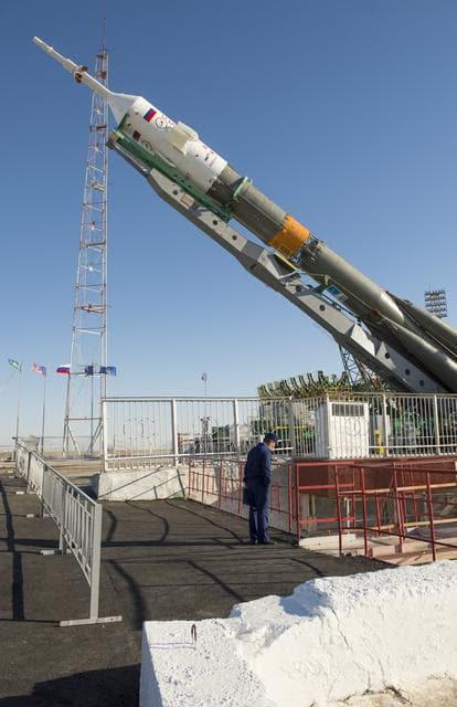 NASA image: Expedition 37 Soyuz Rollout