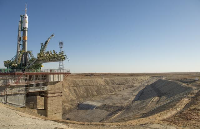 NASA image: Expedition 37 Soyuz Rollout
