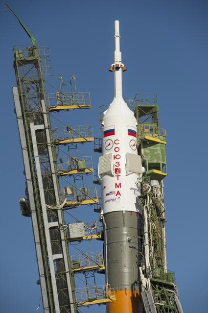 NASA image: Expedition 37 Soyuz Rollout
