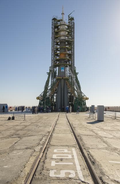 NASA image: Expedition 37 Soyuz Rollout