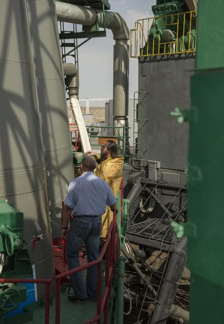 NASA image: Expedition 37 Soyuz Rocket Blessing