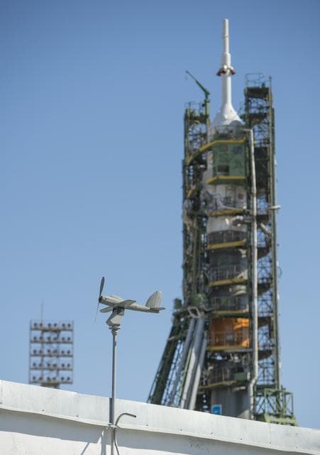 NASA image: Expedition 37 Soyuz Rocket