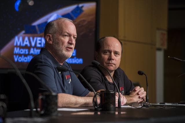 NASA image: MAVEN Press Briefing