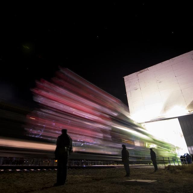 NASA image: Expedition 38 Soyuz Rollout