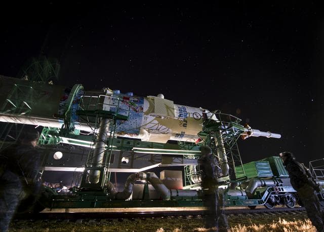 NASA image: Expedition 38 Soyuz Rollout