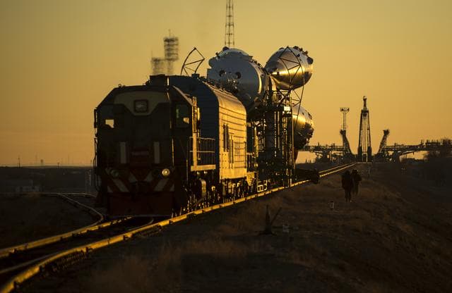 NASA image: Expedition 38 Soyuz Rollout