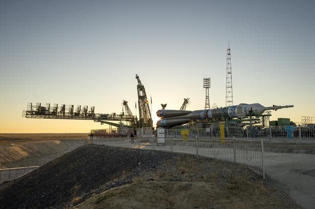NASA image: Expedition 38 Soyuz Rollout