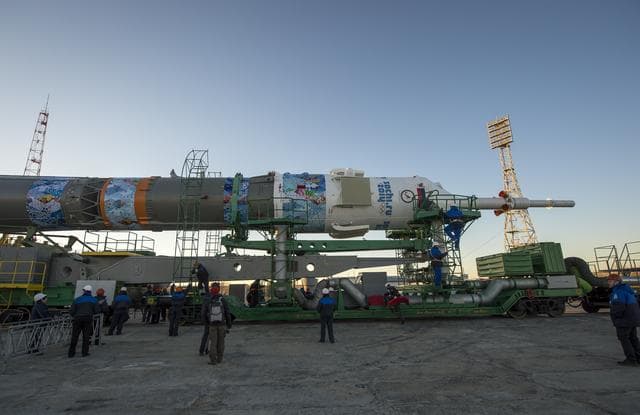 NASA image: Expedition 38 Soyuz Rollout