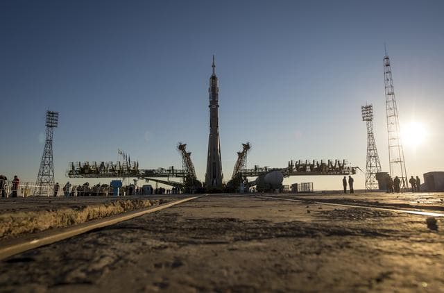 NASA image: Expedition 38 Soyuz Rollout