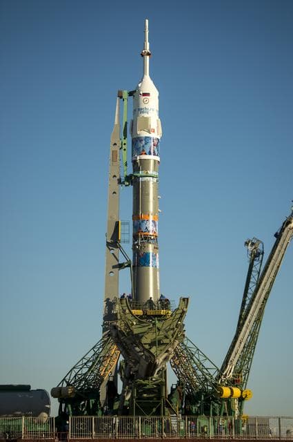 NASA image: Expedition 38 Soyuz Rollout