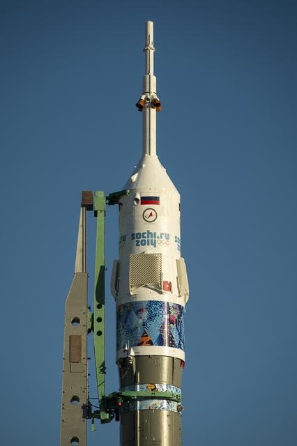 NASA image: Expedition 38 Soyuz Rollout