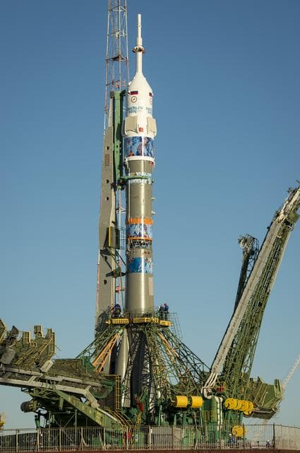 NASA image: Expedition 38 Soyuz Rollout