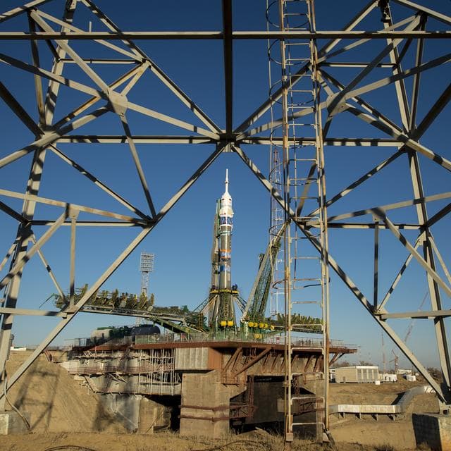 NASA image: Expedition 38 Soyuz Rollout