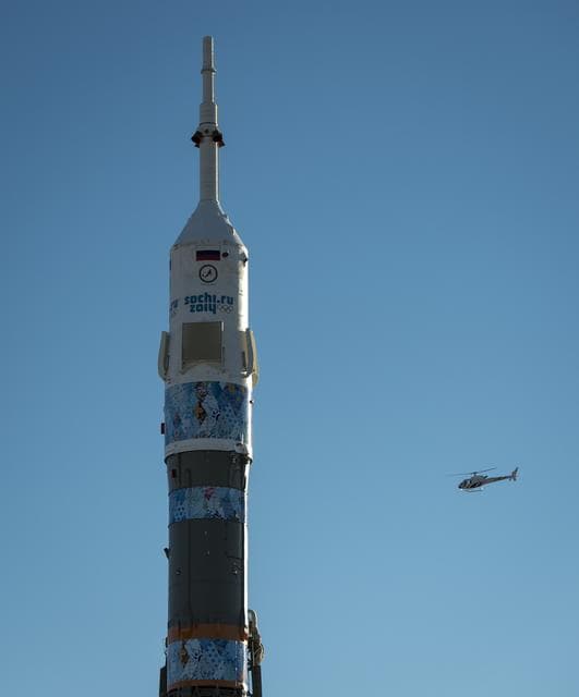 NASA image: Expedition 38 Soyuz Rollout