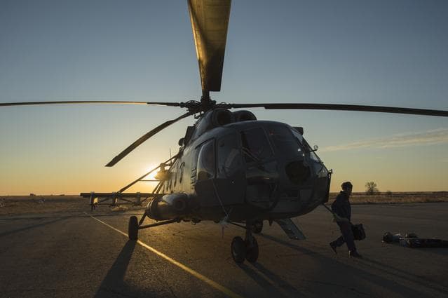 NASA image: Expedition 37 Soyuz Landing Preparation