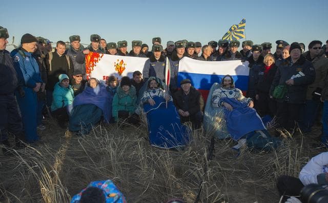 NASA image: Expedition 37 Landing
