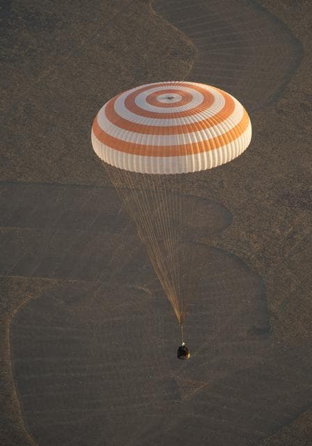 NASA image: Expedition 37 Landing