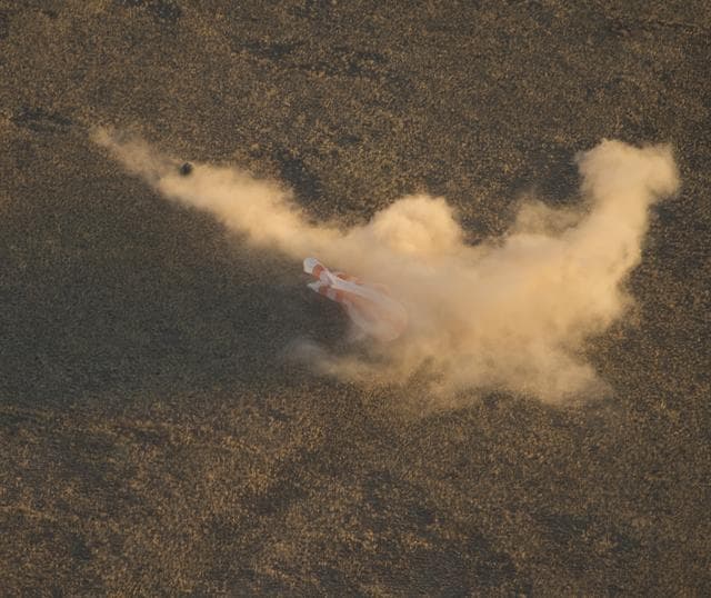 NASA image: Expedition 37 Landing