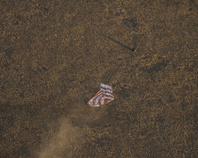 NASA image: Expedition 37 Landing